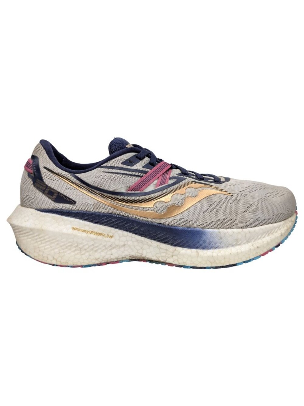 Saucony Triumph 20 Shoes Womens Prospect Glass Multicolor S10759-40 Size 11.5